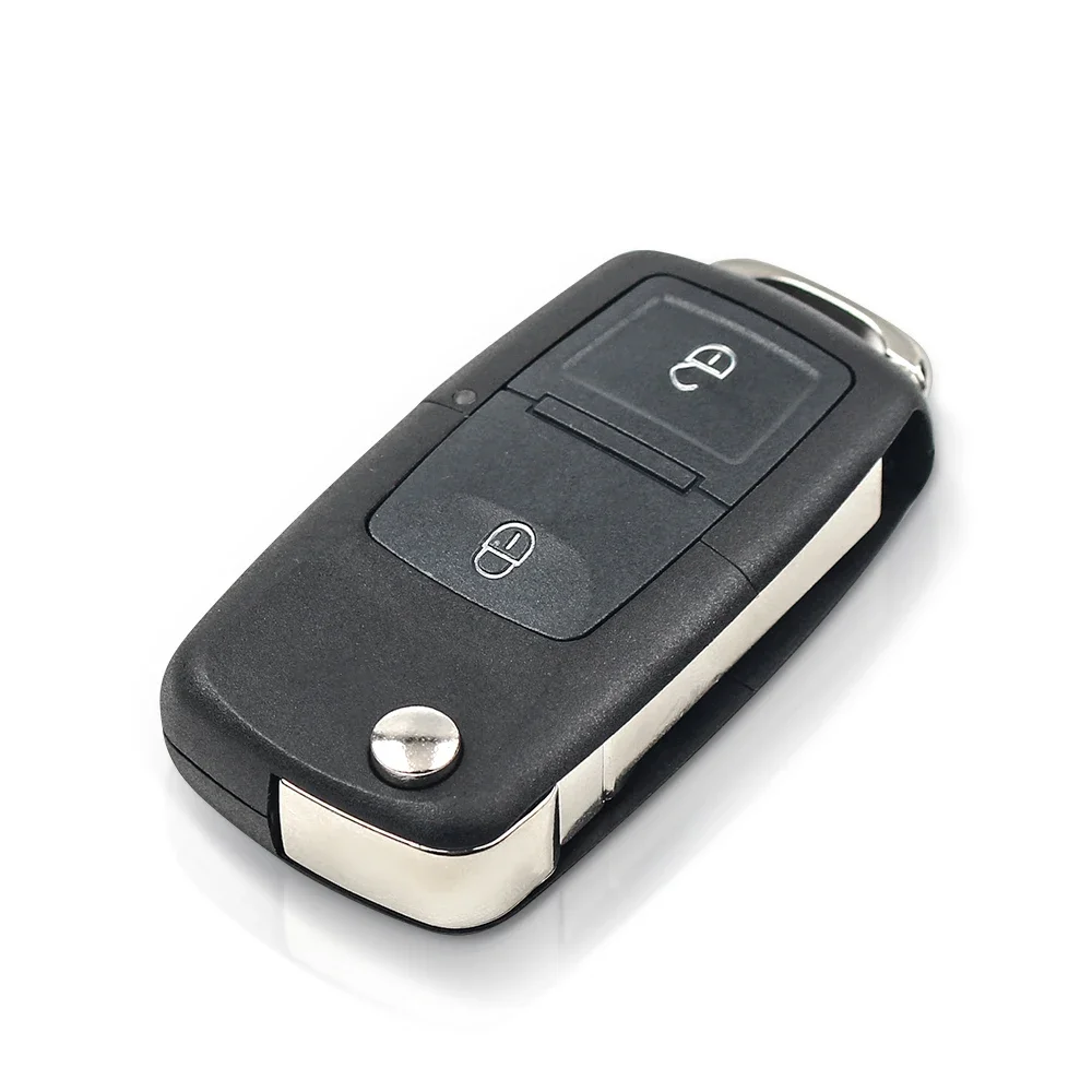 KEYYOU พร้อมบริการตัด 2 ปุ่ม รีโมทคีย์ 1J 0959753 AG สําหรับที่นั่ง Arosa Cordoba Ibiza Leon Toledo Vario 2002 - 2009 ID48 ชิป 2