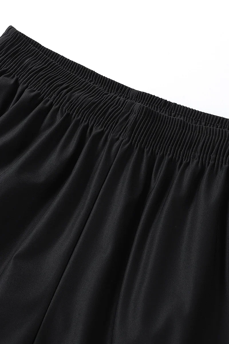 Plus Size Summer New Shorts Quick Dry Ice Silk Sporting Breeches 8xl 6xl Big Gray Black Nylon Spandex Short Pants Men's Clothing 4