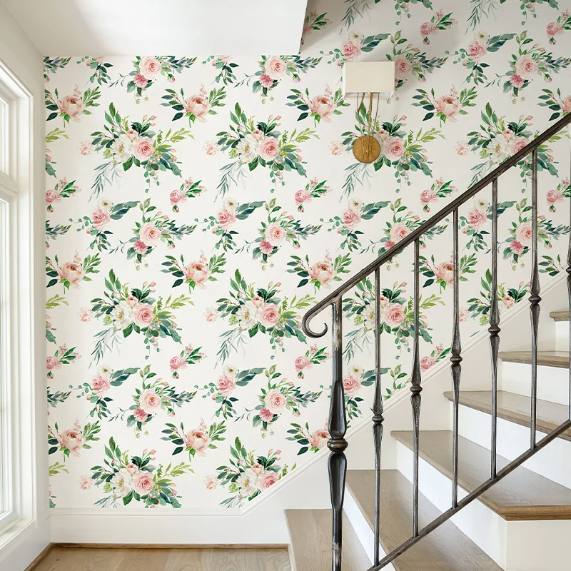 adesivos sem costura home decor sala fundo europeu 04