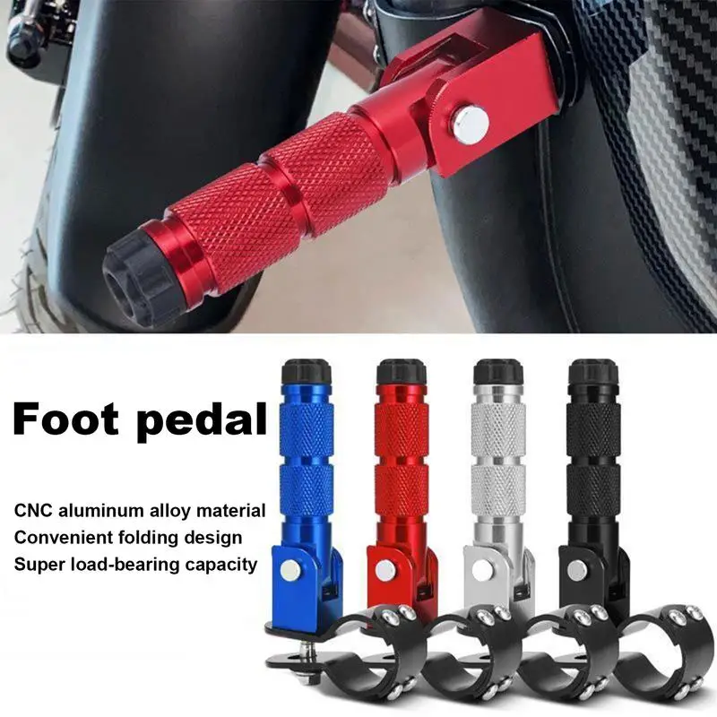 Motorcycle Foot Pegs Electric Motor Pegs Foldable Passenger Pedal Folding Pedal For Electric Motorcycle Motor