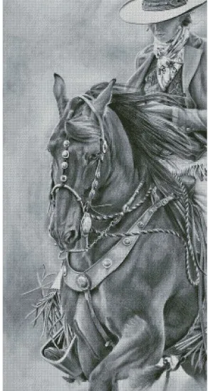 

На лошади девочка 11CT 16CT 14CT холст без принта высшее качество Набор для вышивки крестиком вышивка искусство DIY Ручная работа рукоделие домашний декор