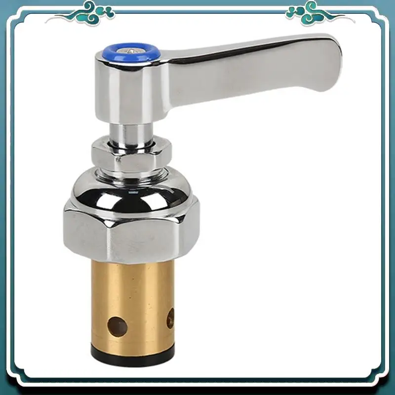 Premium Handle Stem Assembly Fits For Brass Faucets Replace 002713-40 002714-40, Blue Cold Side Spindle Assembly