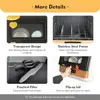 Portable Countertop Dishwasher with Large Capacity and 3 Washing Programs 5
