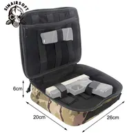 SINAIRSOFT Tactical Pistol Carry Bag Gun Case Pack Holster Portable Handgun Carrier Bag Protection Civilian Hunting Accessories 2