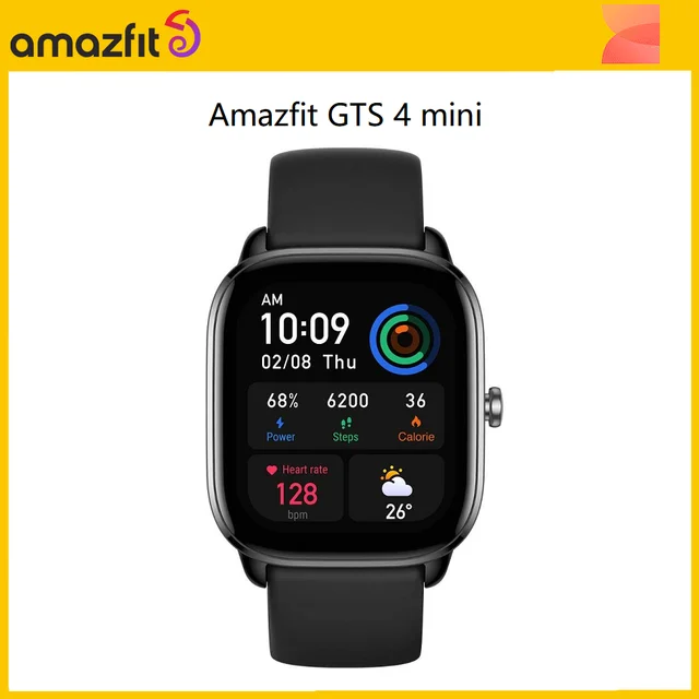 Amazfit GTS 4 Mini Smart Watch for Women Men, Alexa Built-in, GPS, Fitness  Tracker with 120+ Sport Modes, 15-Day Battery Life, Heart Rate Blood Oxygen