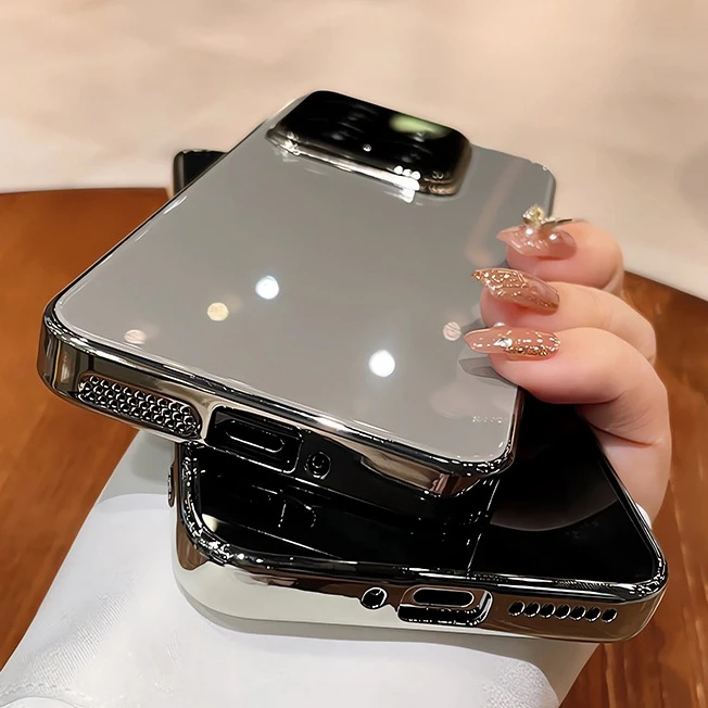 Ultra Slim Shockproof Plating Lens Protection Hard Case