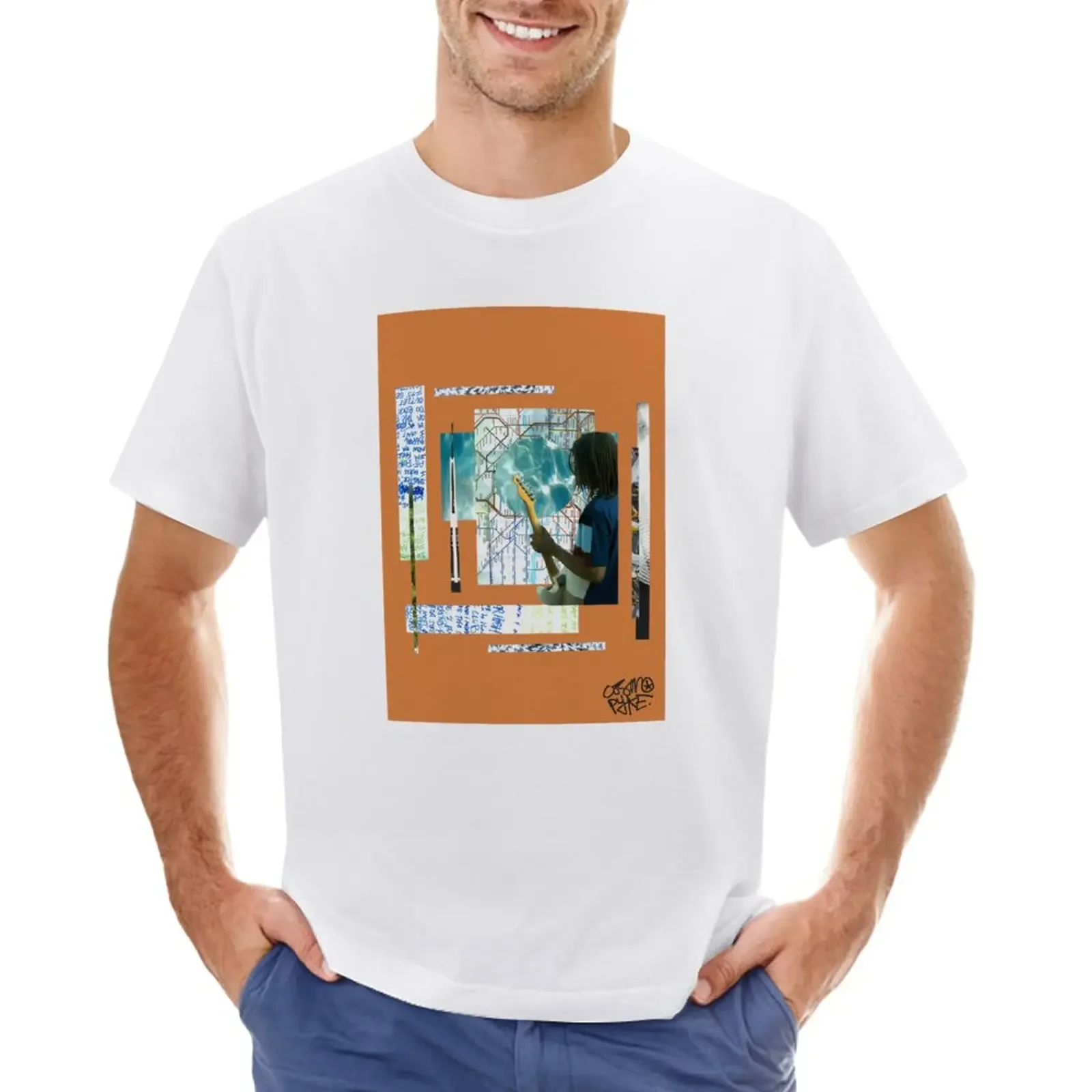 

COSMO PYKE-JUST COSMO T-Shirt customs oversized tops big and tall t shirts for men