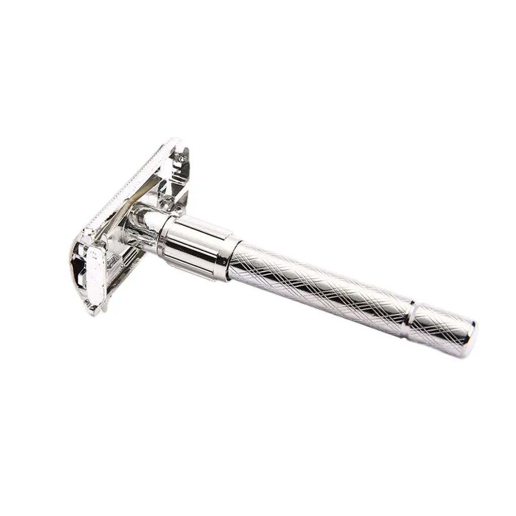

Adjustable Double Edge Shaving with ,Traditional ,Classic Long Handle for Travel ,Home Use ,Men Beard