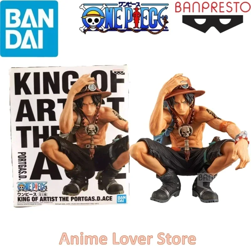 

Bandai Banpresto Original One Piece King Of Artist KOA Portgas D Ace Anime Figures Toy for Kids Gift Collectible Model Ornaments