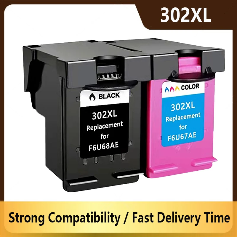 Hp 302 Color COLORETTO 302XL Cartucho De Tinta Remanufacturado Para HP 302 XL Compatible Con DeskJet 3630 3639 1110 2130 2132 3635 3632 Envy 4521 4528 4526 4525 4520 OfficeJet 3831 3830 5230 4658 Negro Y Color Hp 302 Xl Negro