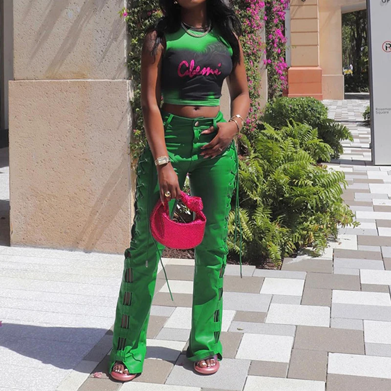 타이 염색 프린트 민소매 조끼, 유럽 및 미국 여름 티셔츠, 2023 년 여름 신상 