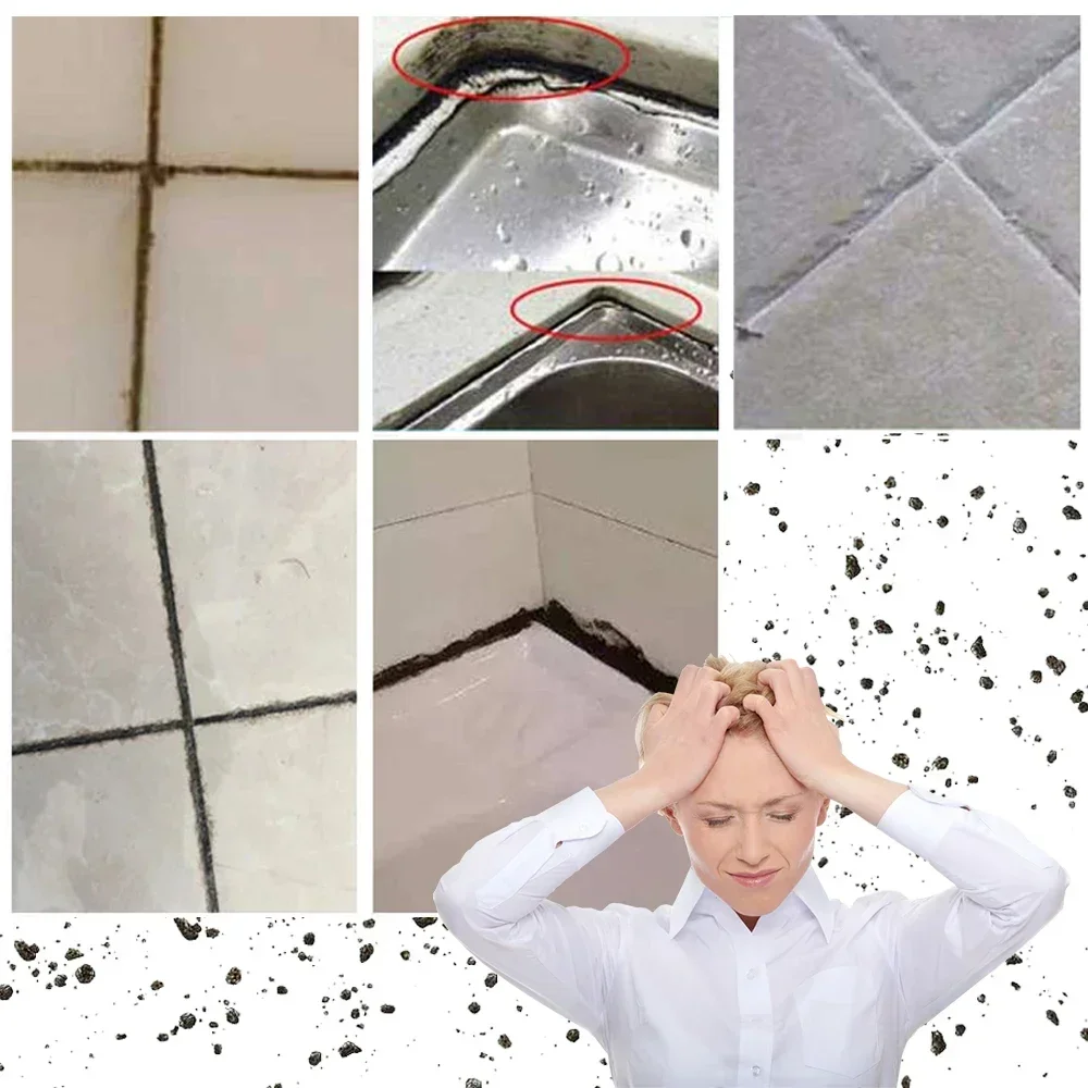 Waterproof White Wall Tile Marker Pen Grout Restorer Gap Repair for Bathroom Floor Toilet Tank Seam Paint Filling Repair Tools 4