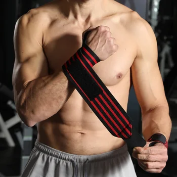 WOSWEIR-1 Pair Weightlifting Wristband, Wrist Wraps, Gym Fitness Straps Support , Sports Equipment