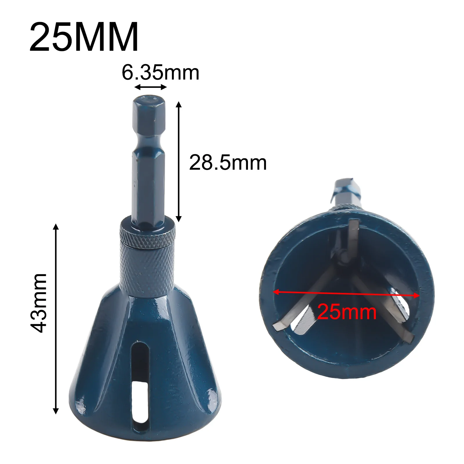

3-25mm Electric Chamferer Universal 1/4 Hex Shank Tungsten Steel External Electric Chamfer Tool Remove Burr Clean Bolt Tool