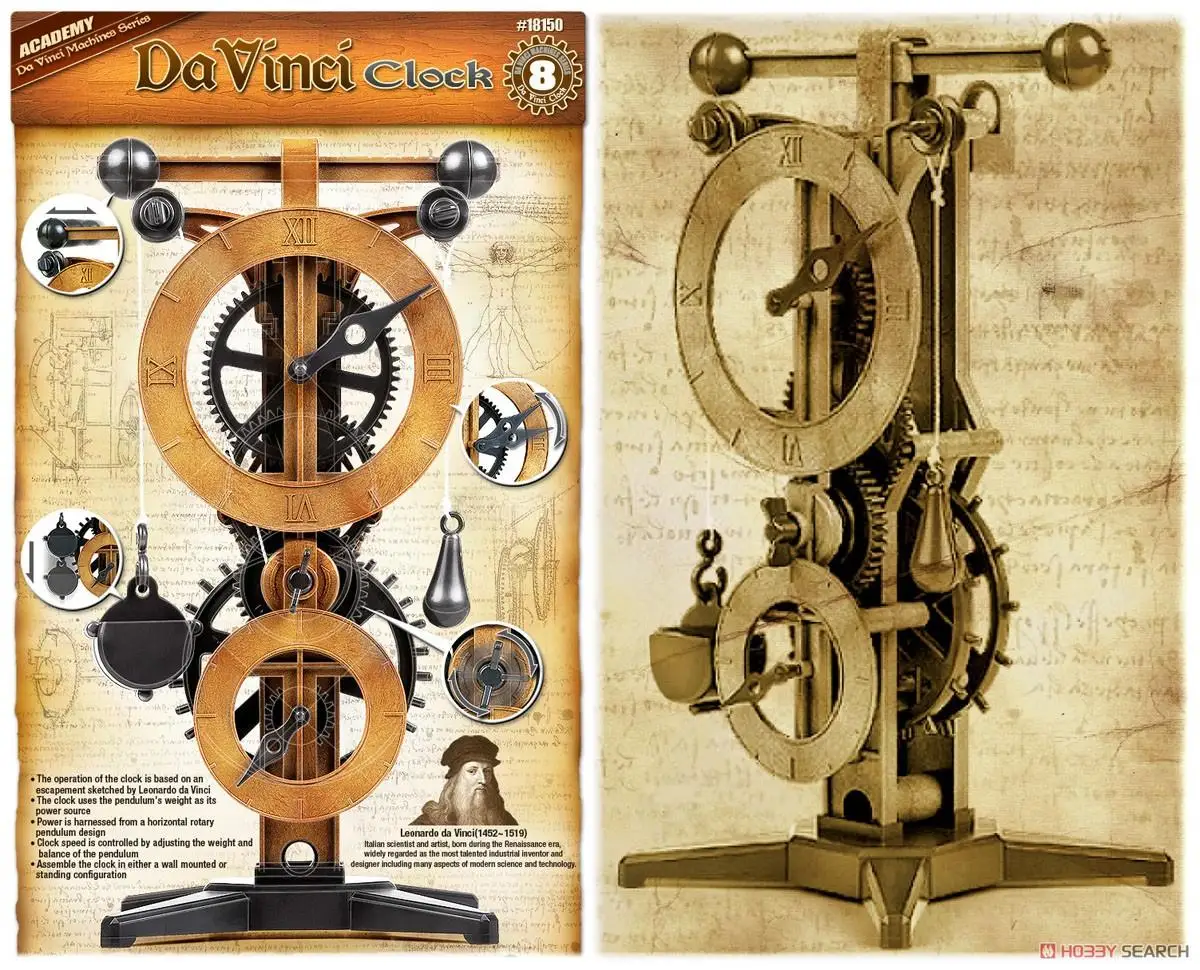 Academy Hobby Model Kits Da Vinci Clock ecampus.egerton.ac.ke
