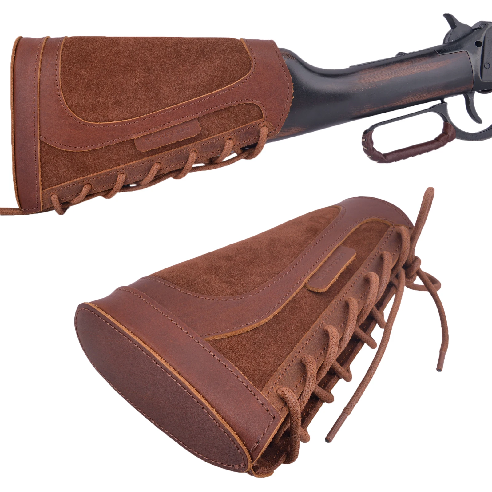 WaynesDogHeavyDutyLeatherRifleShotgunRecoilPadsGunButtstock