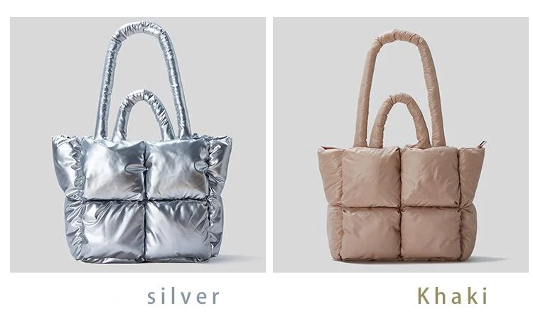 Borsa a mano, nuovo modello sul mercato, borsa da donna imbottita di alta qualità, alla moda e classica, semplice, spazio, tinta unita, morbida, a quadri, borsa a tracolla imbottita_voghion.com