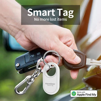 Smart Tag GPS Bluetooth Tracker for Apple Airtag Find My With iOS Find My Anti Lost Item Locator for Luggage Suitcase Key Finder