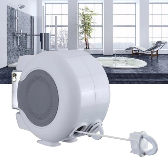 E56C 26M Retractable Clothesline Wall-mounted indoor Outdoor