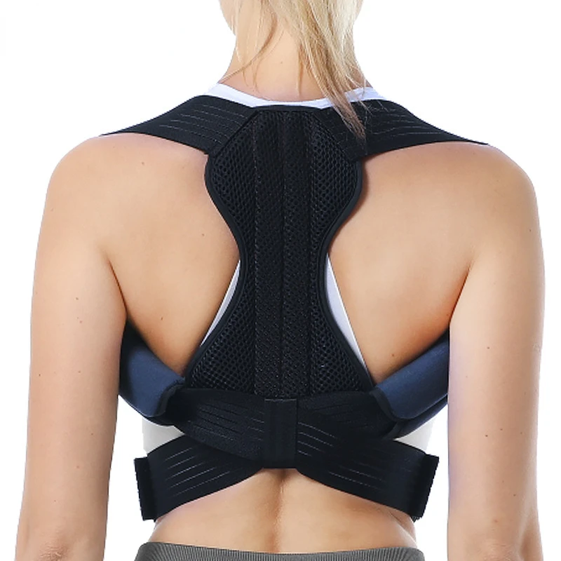 

Pin hunchback correction belt adult invisible back corrector student sitting orthosis open shoulder straight strap