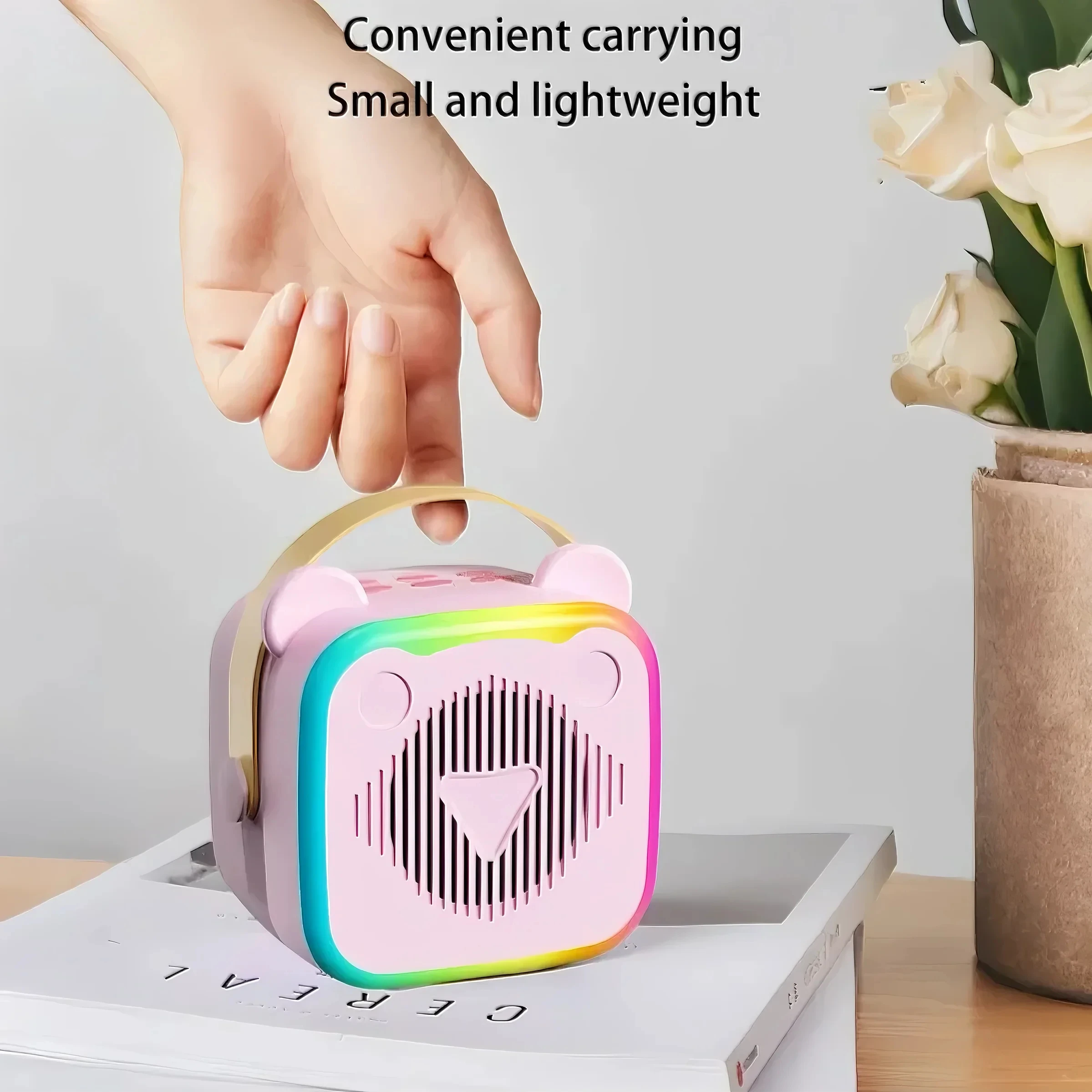 Wireless Bluetooth Speaker System with Microphone, Hi-Fi Surround Sound, Perfect