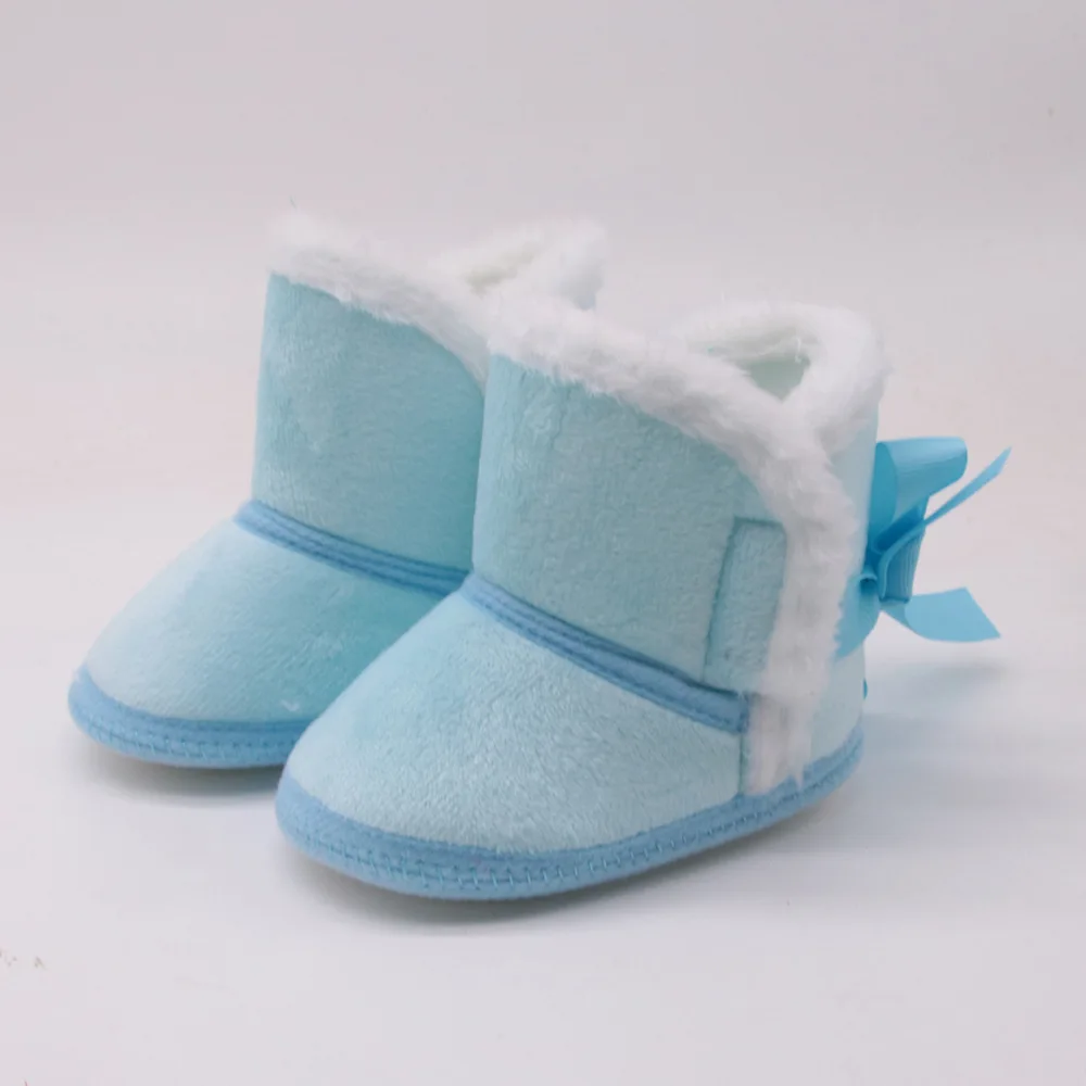Tanie Nowonarodzone dziecko pluszowe butki na śnieg zimowe buty sklep