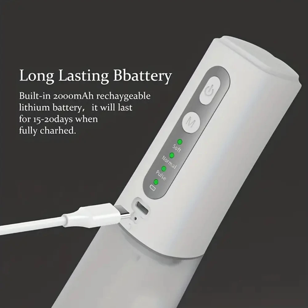 3 Modes Rechargeable White Ear Cleaner  Single Person  Safe And Effective  Ear Canal Cleaning and Ear Picking Electric Device 4