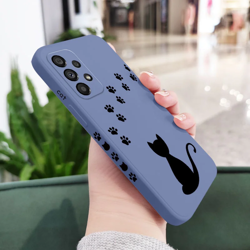 Cat Footprints Phone Case with Cute and Durable Design