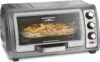 Beach Toaster Oven Air Fryer Combo with Large Capacity, Fits 6 Slices or 12” Pizza, 4 Cooking Functions for Convection, 1