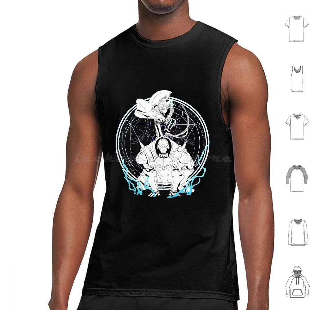 Fullmetal Alchemist Canotte Stampa Cotone Fullmetal Alchemist Full Metal Alchemist Anime Manga 90S Retro Edward Elric