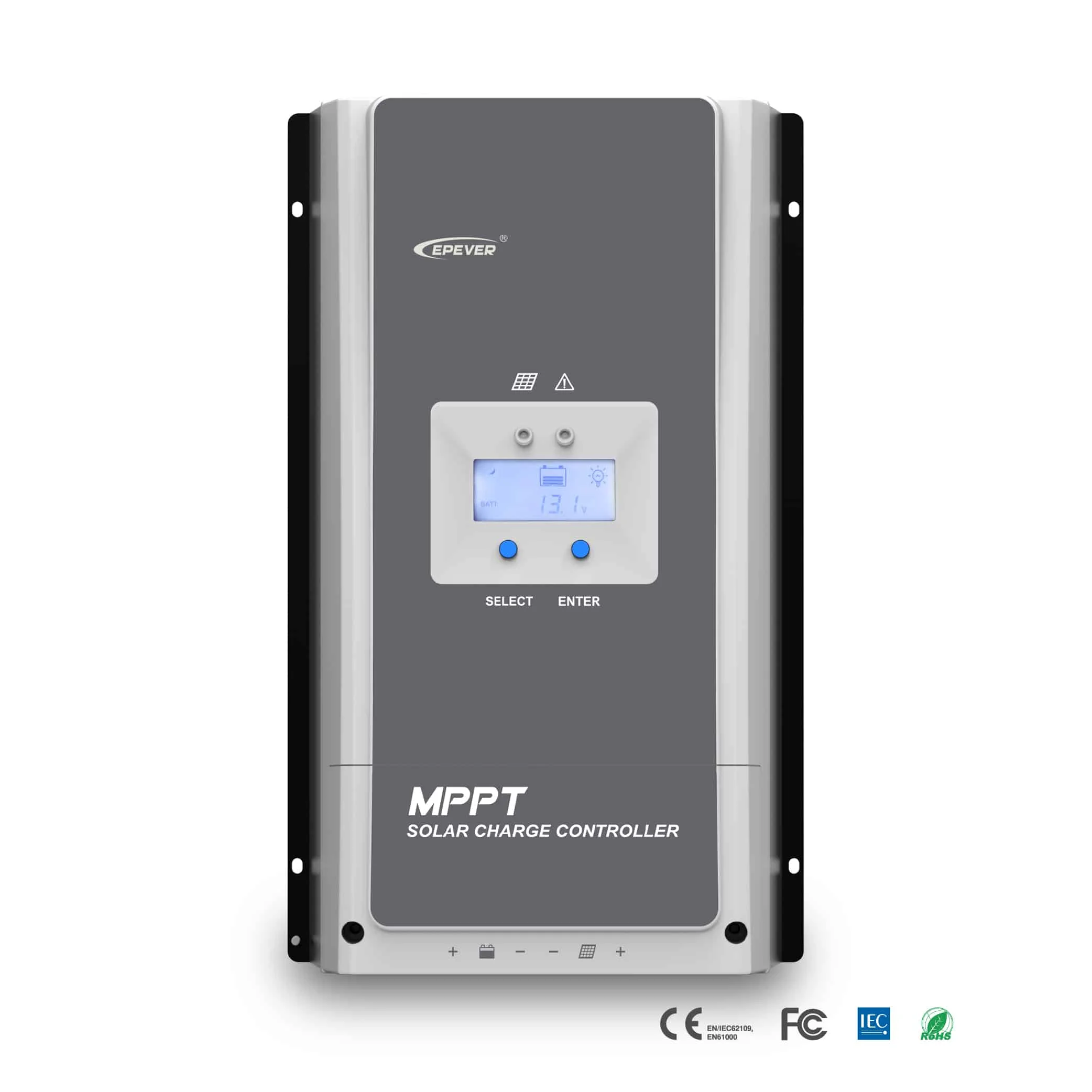 EPEVER 80A MPPT 태양광 충전 컨트롤러, MaxPV 200V Tracer8420AN 태양광 패널 충전기 레귤레이터, 납산 리튬, 12V, 24V, 36V, 48V
