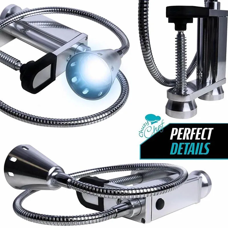 YOMEEI-BBQ LED Grill Light, Adjustable Flex, 360 Degree Safety Use, Barbecue Grill Light, Magnetic Base, Super-Bright Outdoor To