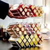Acrylic Lipstick Holder Organizer 10/16 Slots Clear Lip Gloss Fish Shape Tower Case Display Stand Storage Box Makeup Cosmetic 1