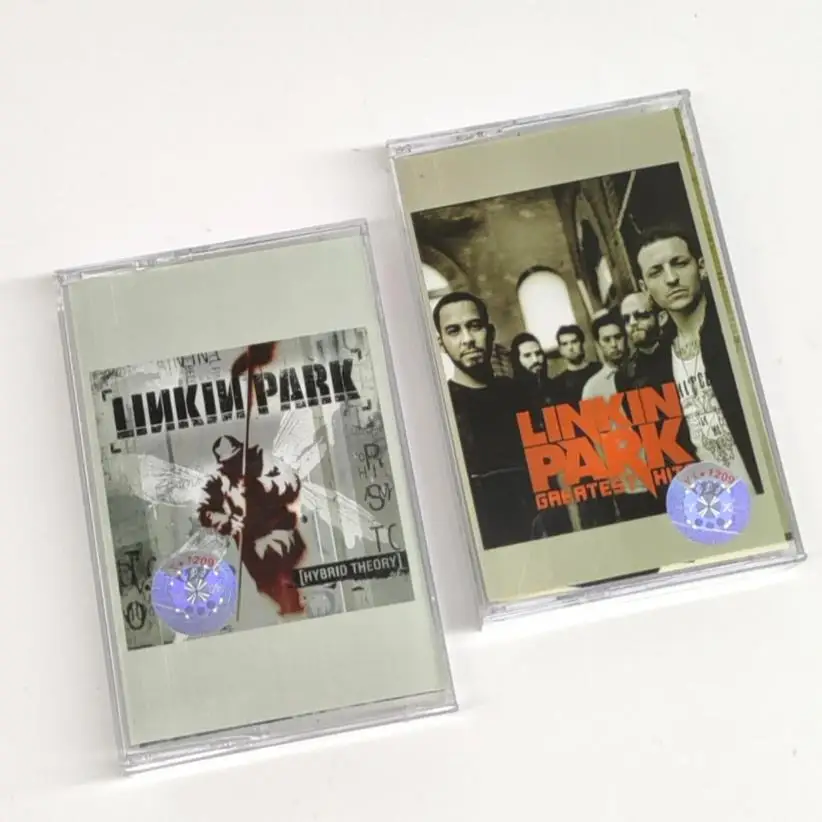 

New Rock Linkin Chester Bennington Music Magnetic Tape Greatest Hits Album Cosplay Soundtracks Box Walkman Recorder Car Cassette