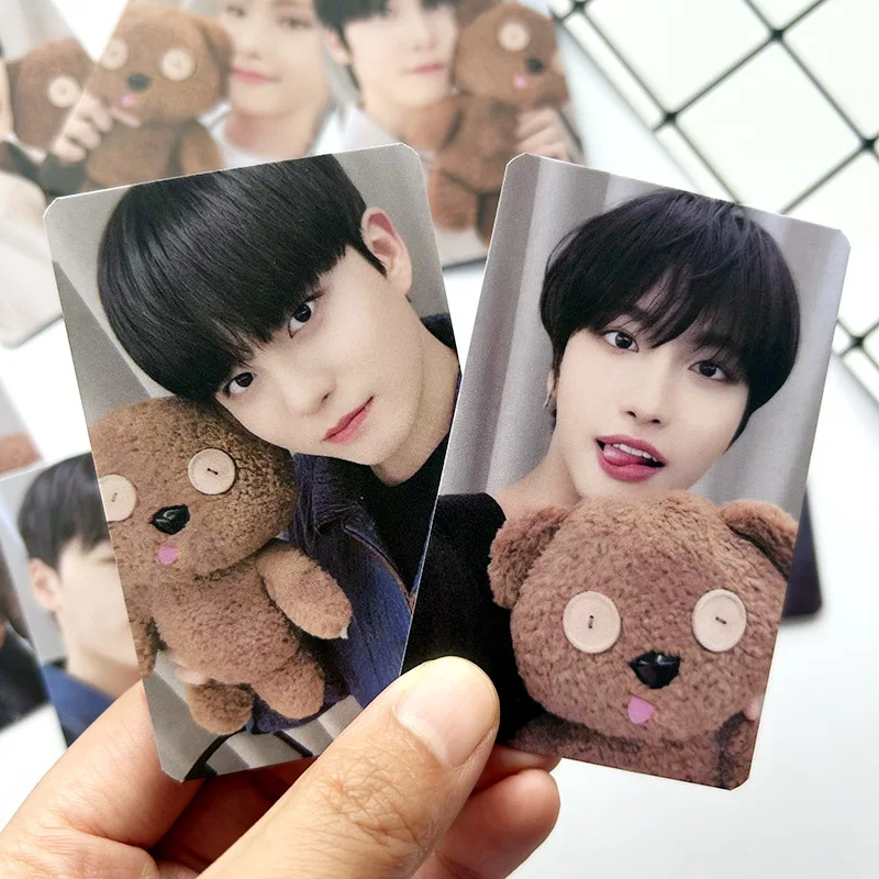 KPOP ATEEZ WM Lomo cards Lucky Card Bouncy LOMO Card HD Collectible Gift Photo K-pop Celebration Album Postcard 8pcs/set