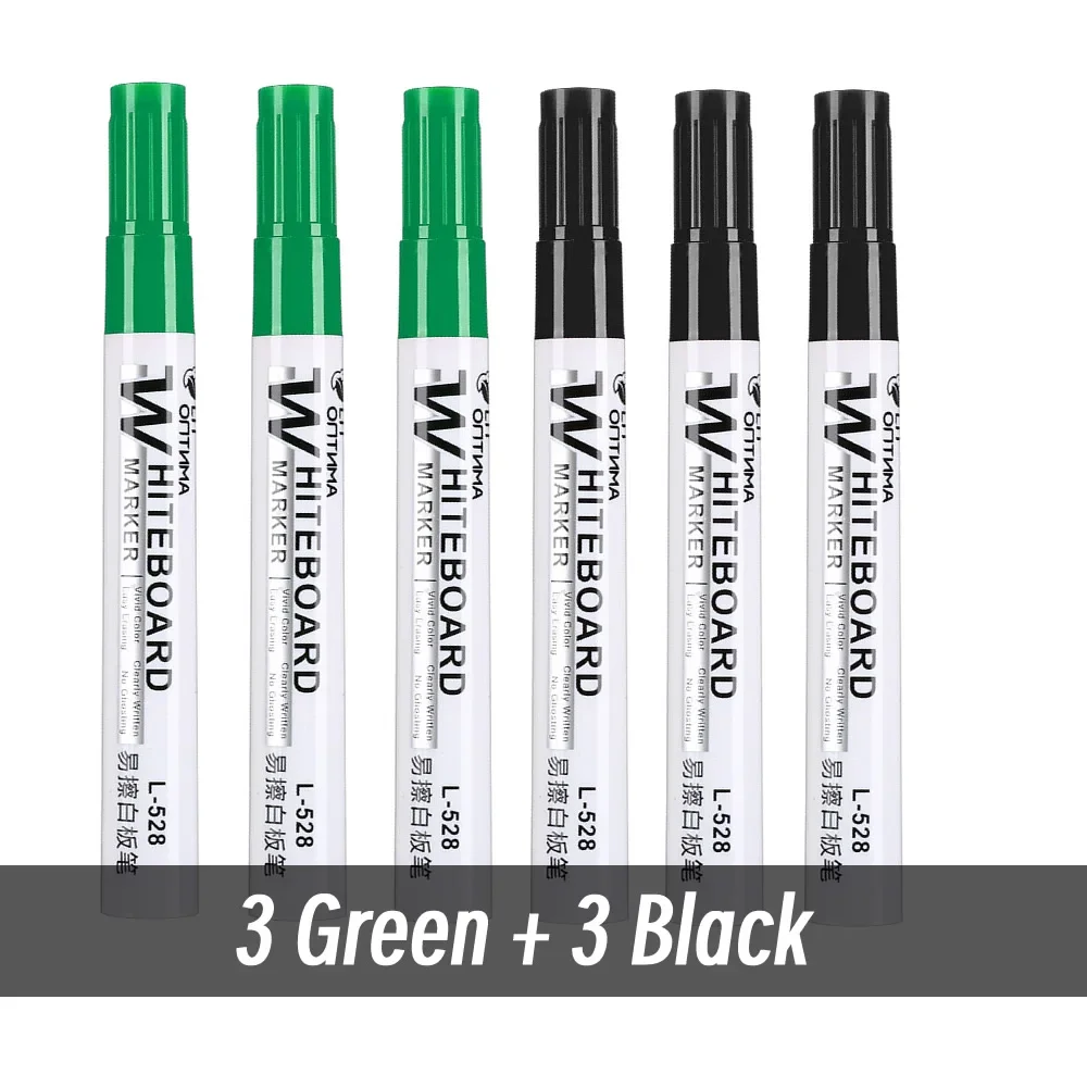 Erasable Whiteboard & Blackboard Marker Pens for Office, School, and Art