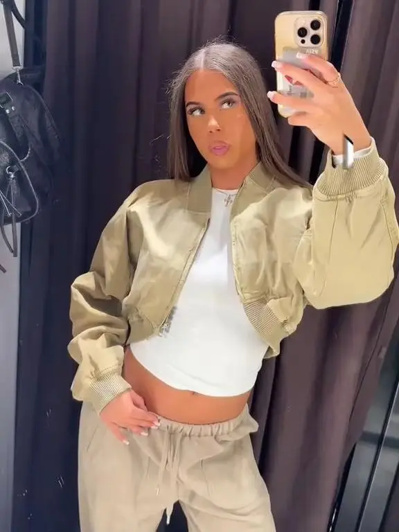 Blouson court pour femme