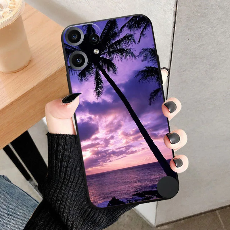 Luxury Fashion Black Silicone Back Cover - Soft TPU Shell Case