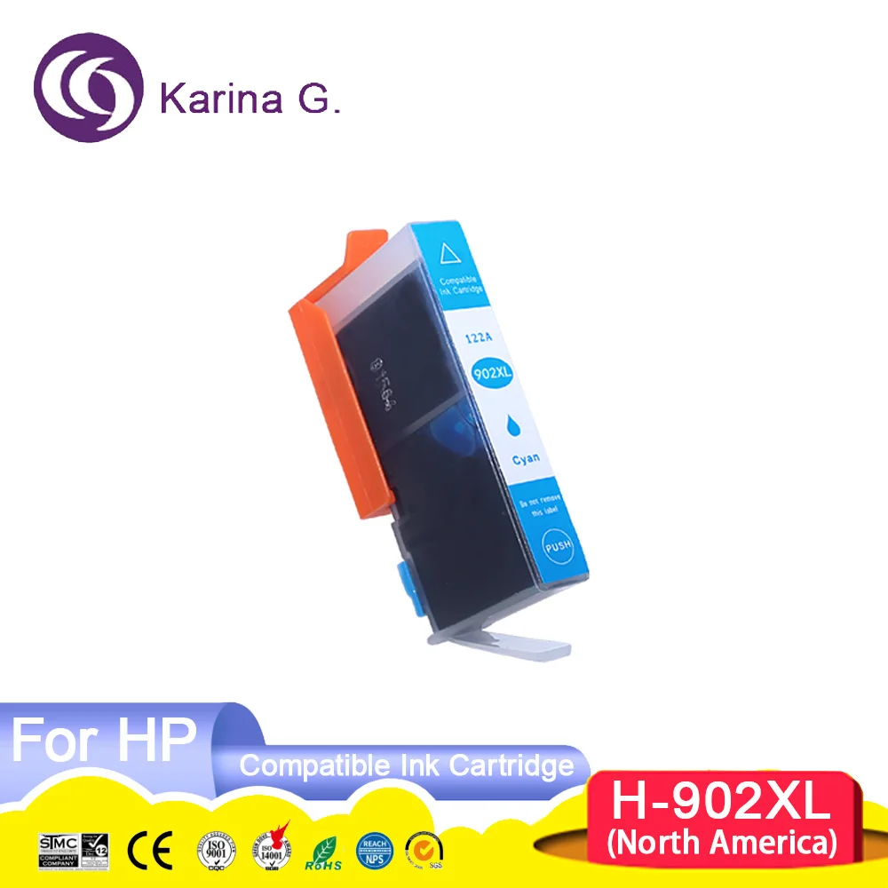 902 902XL 906 906XL Premium Color Compatible Printer Inkjet Ink Cartridge for O