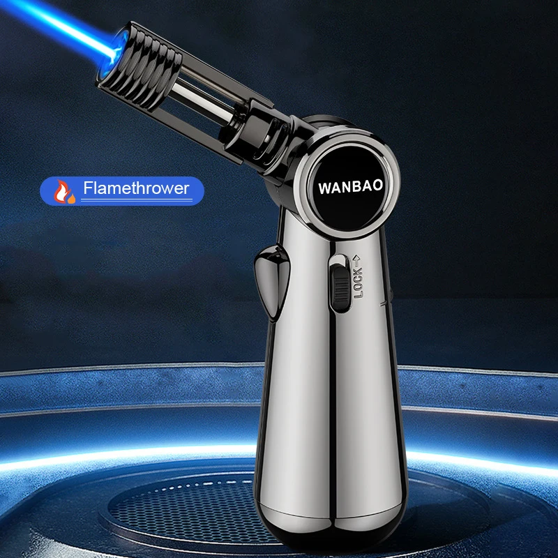 

Torch Gas Lighter Windproof BBQ Kitchen Cooking Jet Turbine Lighter High Capacity Spray Gun Jewelry Metal Welding Gifts Lighter