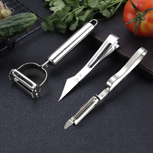 GIANXI Stainless Steel Peeler Fruit Vegetable Potato Carrot Cucumber  Multifunction Grater Julienne Peeler Slice Kitchen Tools - AliExpress