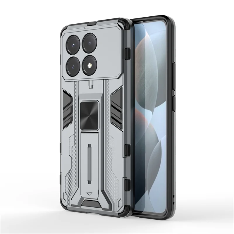 Shockproof Camera Lens Armor Phone Case with Magnetic Holder - Enhanced Protection