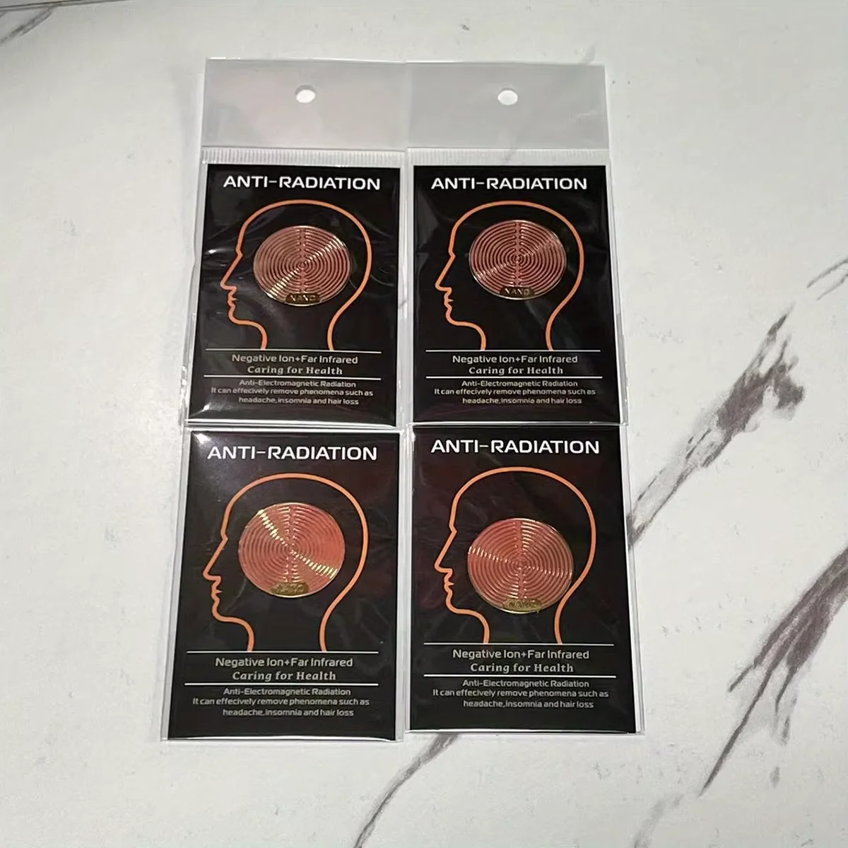 6-Pack EMF Protection Shield Stickers - Anti-Radiation Round Stickers