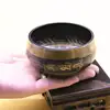Tibetan Brass Small Singing Bowl 8CM Six Wds Mantras Buddhist Meditation Basin 2