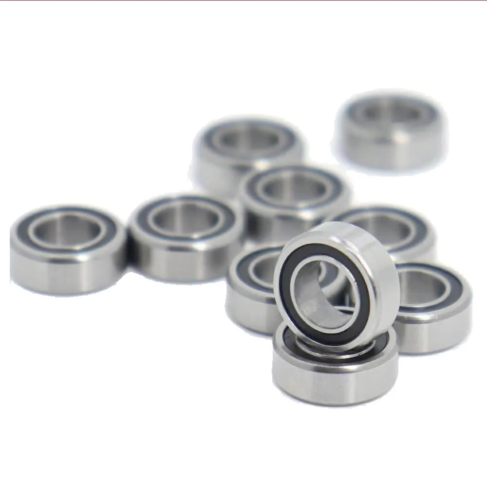 10PCS MR62 MR63 MR74 MR83 MR84 MR85 MR95 MR104 MR115 MR116 MR125 MR126 MR128 MR137 MR148 RC Car Truck Black Sealed Bearing
