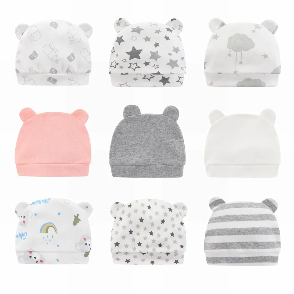 Manoplas Y Gorros De Algodón Para Bebé – Pack De 10, Suaves, Antiarañazos Y Térmicos