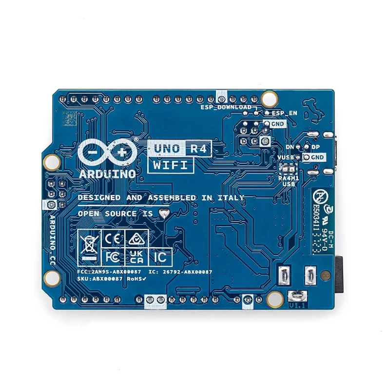 Arduino Uno R4 Wifi Abx00087 Renesas Ra4M1 개발 보드 이탈리아 오리지널 제품