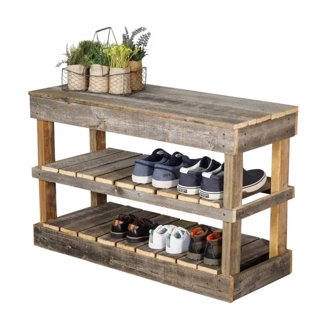 Rustic Shoe Rack, Shoe Storage, Shoe Organizer, Shoe Cabinet, Shoe