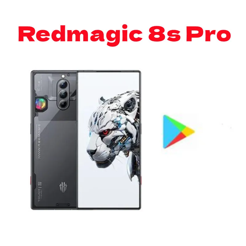 Nubia Redmagic 8s Pro 5G 6.8 인치, 120Hz AMOLED 최신 버전, 스냅드래곤 8 Gen 2 옥타 코어, 65W 고속 충전, 6000mAh