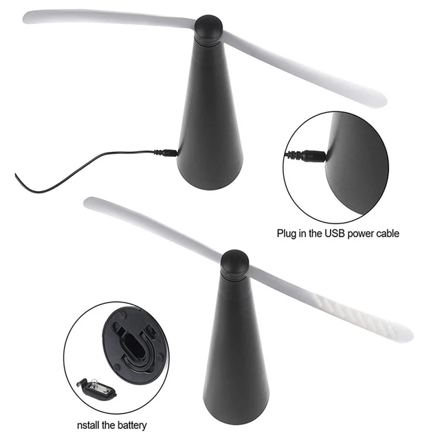 Usb Újratöltés Kültéri Konyhai Légyriasztó Rajongói Légypusztító Tartsa Távol Legyek Hibákat Az Élelmiszer -Háztartási Kártevőirtó Asztali Ventilátoroktól - Image 6